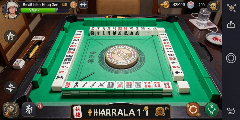 Tampilan gameplay Mahjong HARTA11 yang seru dan menantang.