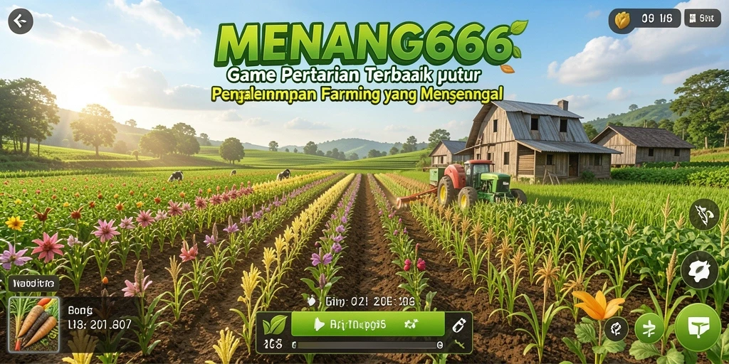 Gambar aksi bertani yang memukau di MENANG666.