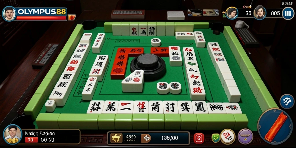 Tampilan gameplay OLYMPUS88 yang menarik dalam permainan Mahjong.