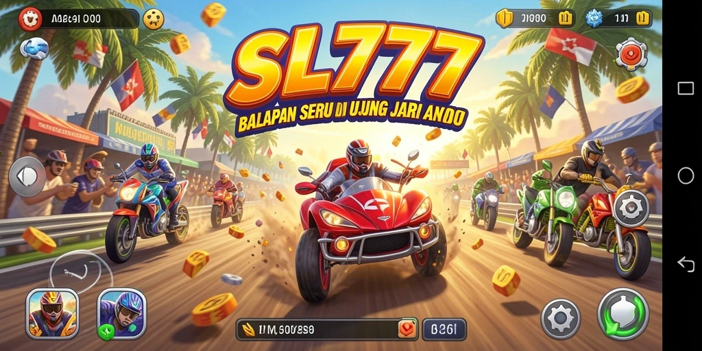 Tampilan menakjubkan dari balapan seru di SL777.