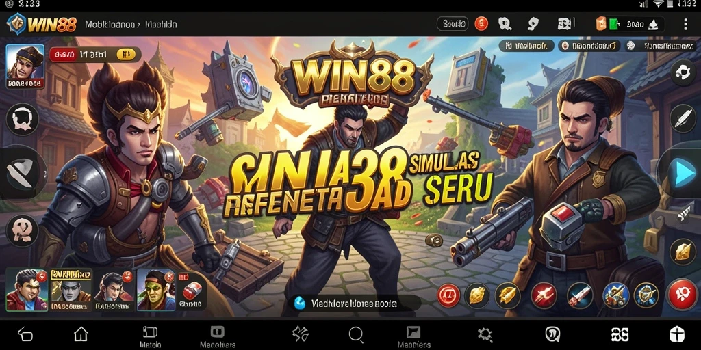 Screenshot gameplay WIN88 dengan aksi seru dalam simulasi.
